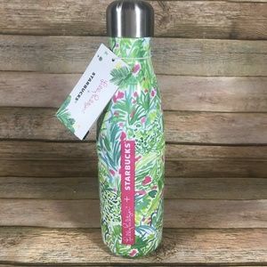 LILY PULITZER PALM BEACH JUNGLE WATER BOTTLE STARBUCKS & S’WELL NWT